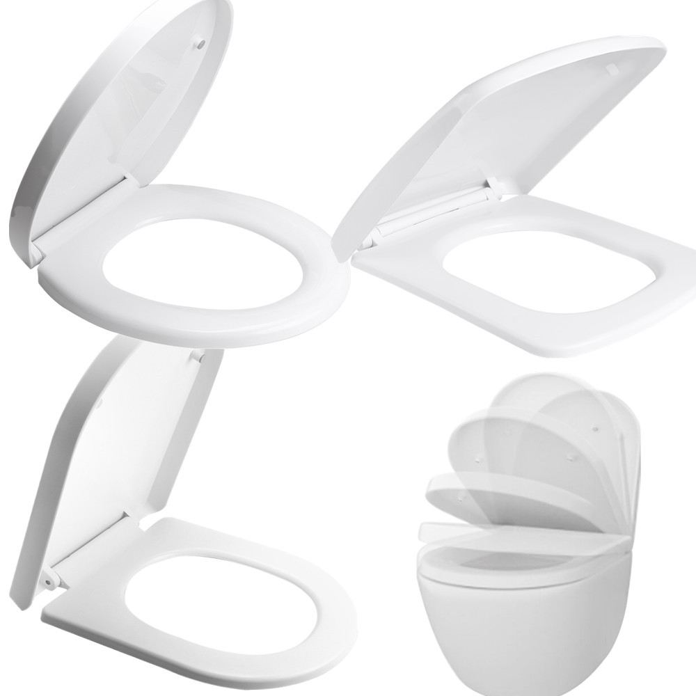 Slow Close Toilet Seat Quick Release - Pokrywa toalety łazienkowej Kwadratowa typu U