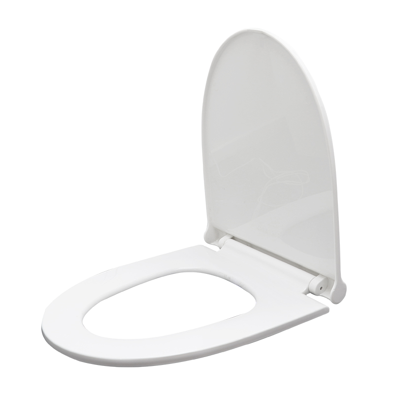 Slow Close Toilet Seat Quick Release - Wyprostowane, antybakteryjne, białe, z PP, z