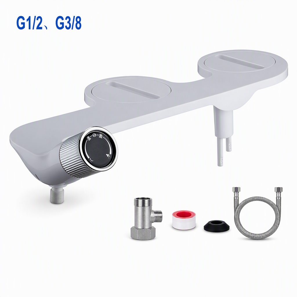 Non Electric Bidet Attachment Dual Nozzle - Nakładka na deskę sedes z funkcją