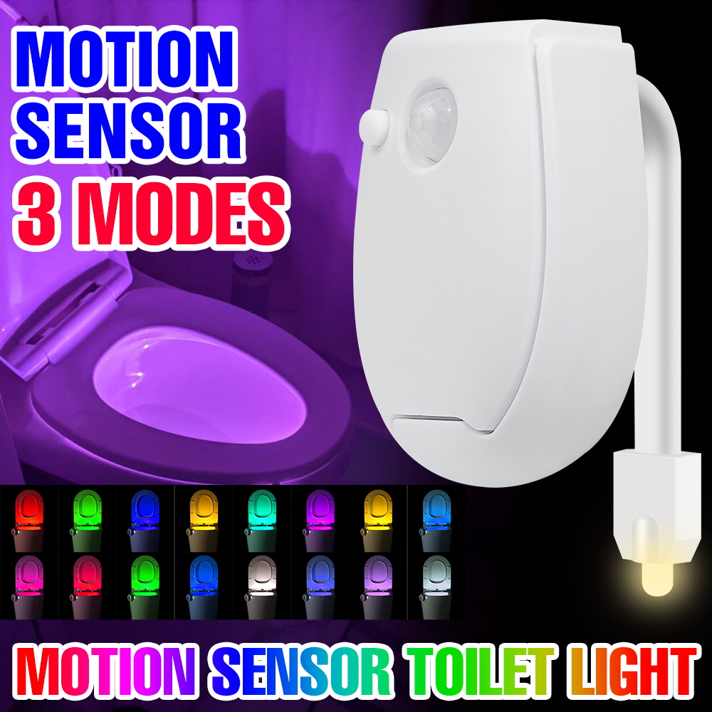 Toilet Night Light Motion Sensor Led - Lampa LED RGB do muszli toaletowej