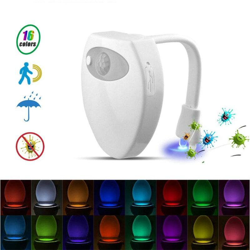 Toilet Night Light Motion Sensor Led - Ładowalna lampka z czujnikiem ruchu USB