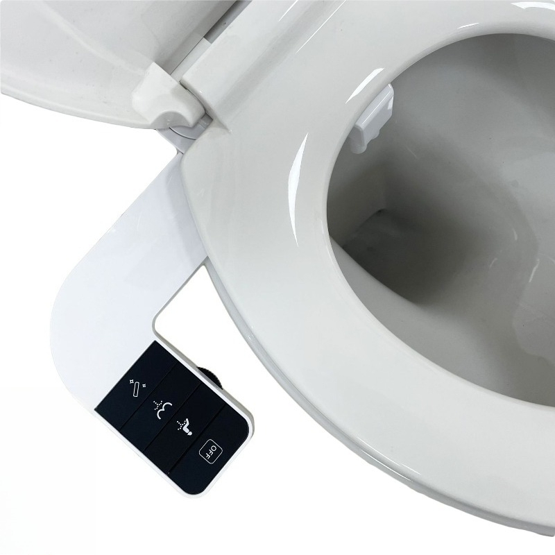Non Electric Bidet Attachment Dual Nozzle - Nakładka bidetowa do sedesu, samoczyszcząca, bezprądowa,