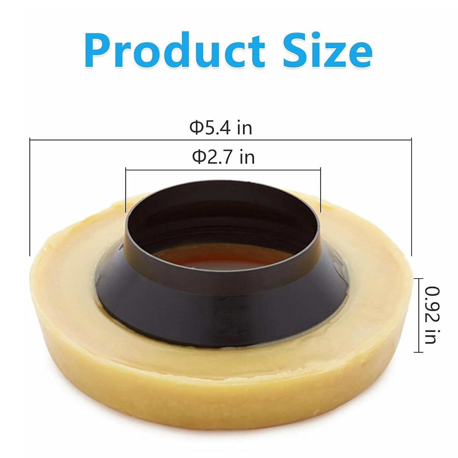 Wax Ring Toilet Bowl Seal Gasket - Kompletny zestaw uszczelniający do toalety, pierścień