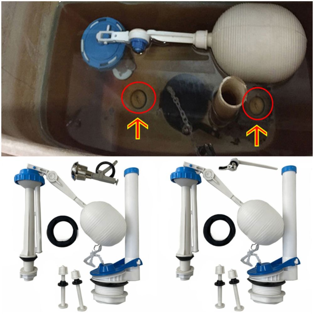 Toilet Tank Repair Fill Valve Kit - Zestaw naprawczy do toalety: zawór napełniający